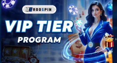 ROOSPIN VIP Tier Program promo banner