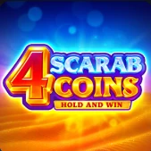 4 Scarab Coins pokie cover