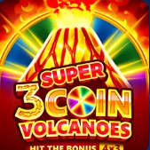 Super 3 Coin Volcanoes pokie cover